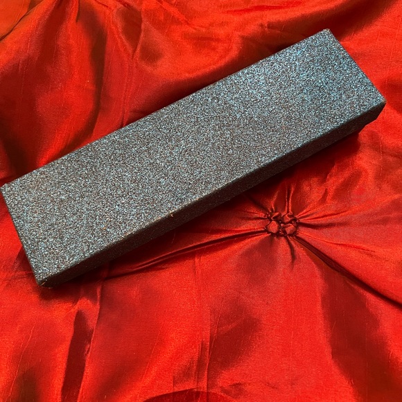 Vintage, early 80s choker and bracelet silver tone set with holographic crystals - Picture 6 of 11